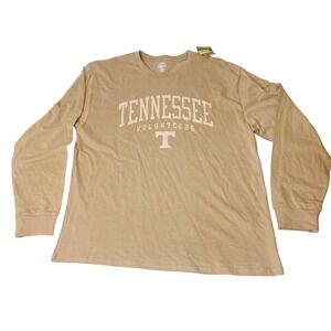 NWT Rivalry Threads Tennessee Volunteers Long Sleeve T-Shirt Tan New Mens L